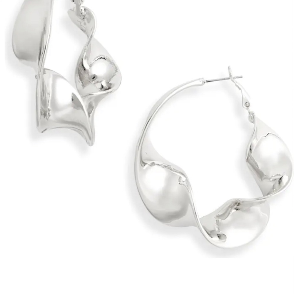 Silver earrings